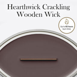 Iris Woods Candle WoodWick, Brown - Ambery - thumbnail 8