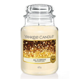 All is Bright Candle Original Large Jar Candle Yankee Candle, Neutrals, 10.7cm x 16.8cm - Citrus - thumbnail 1