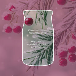 Sparkling Winterberry Candle Yankee Candle, Red - Fresh & Clean - thumbnail 6