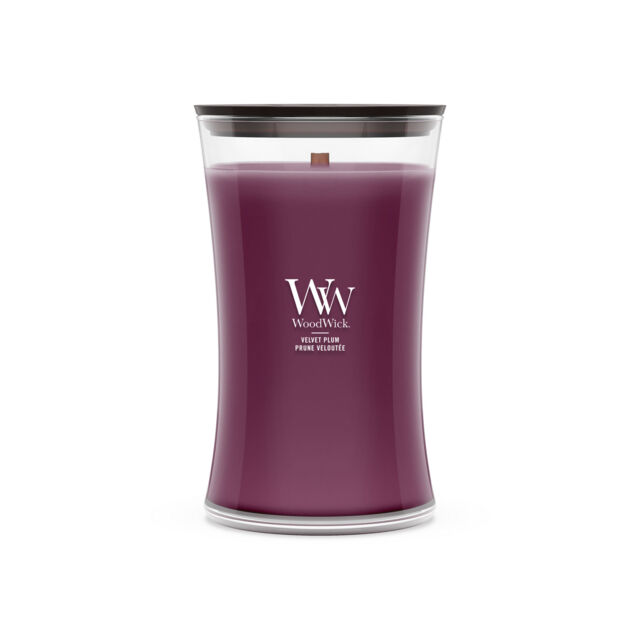 Velvet Plum Candle WoodWick, Purple - Fruity & Citrus - image 1