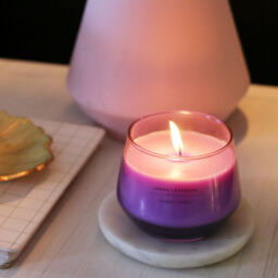 Lemon Lavender Candle Yankee Candle, Purple, 10cm x 8cm - Fruity - thumbnail 4