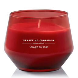 Sparkling Cinnamon Candle Yankee Candle, Red, 10cm x 8cm - Sweet & Spicy - thumbnail 8