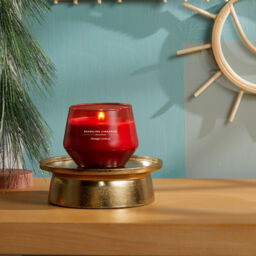 Sparkling Cinnamon Candle Yankee Candle, Red, 10cm x 8cm - Sweet & Spicy - thumbnail 4