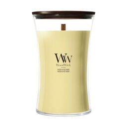 Yuzu & Vetiver Candle WoodWick, Yellow - Fruity & Citrus - thumbnail 2