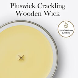 Yuzu & Vetiver Candle WoodWick, Yellow - Fruity & Citrus - thumbnail 8