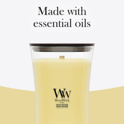 Yuzu & Vetiver Candle WoodWick, Yellow - Fruity & Citrus - thumbnail 9