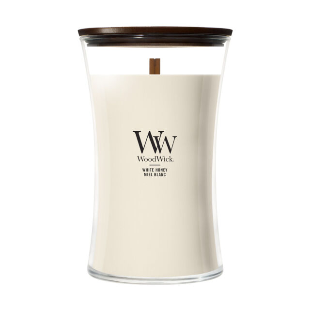 White Honey Candle WoodWick - Ambery - image 1
