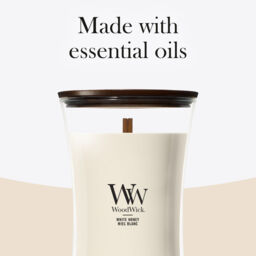 White Honey Candle WoodWick - Ambery - thumbnail 8