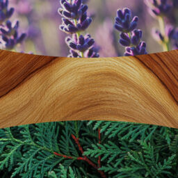 Lavender & Cedar Candle WoodWick, Purple - Woody - thumbnail 3
