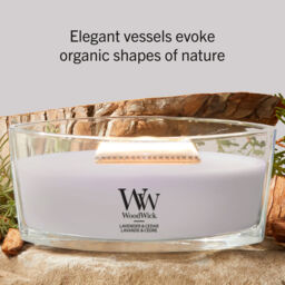 Lavender & Cedar Candle WoodWick, Purple - Woody - thumbnail 8
