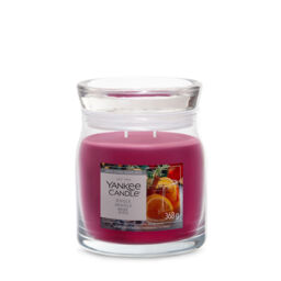 Jingle Mingle Candle Signature Medium Jar Candle Yankee Candle, Medium Red - Fruity - thumbnail 2