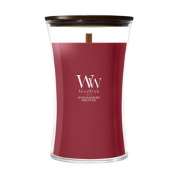 Spiced Blackberry Candle WoodWick, Red - Fruity & Citrus - thumbnail 2