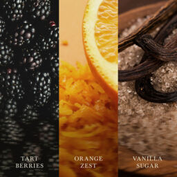 Spiced Blackberry Candle WoodWick, Red - Fruity & Citrus - thumbnail 6