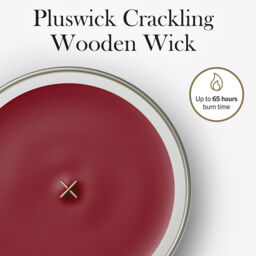 Spiced Blackberry Candle WoodWick, Red - Fruity & Citrus - thumbnail 7