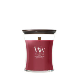 Spiced Blackberry Candle WoodWick, Red - Fruity & Citrus - thumbnail 2