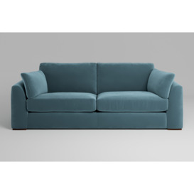Muse - 4 Seater Sofa Soft Touch Velvet Sea Green