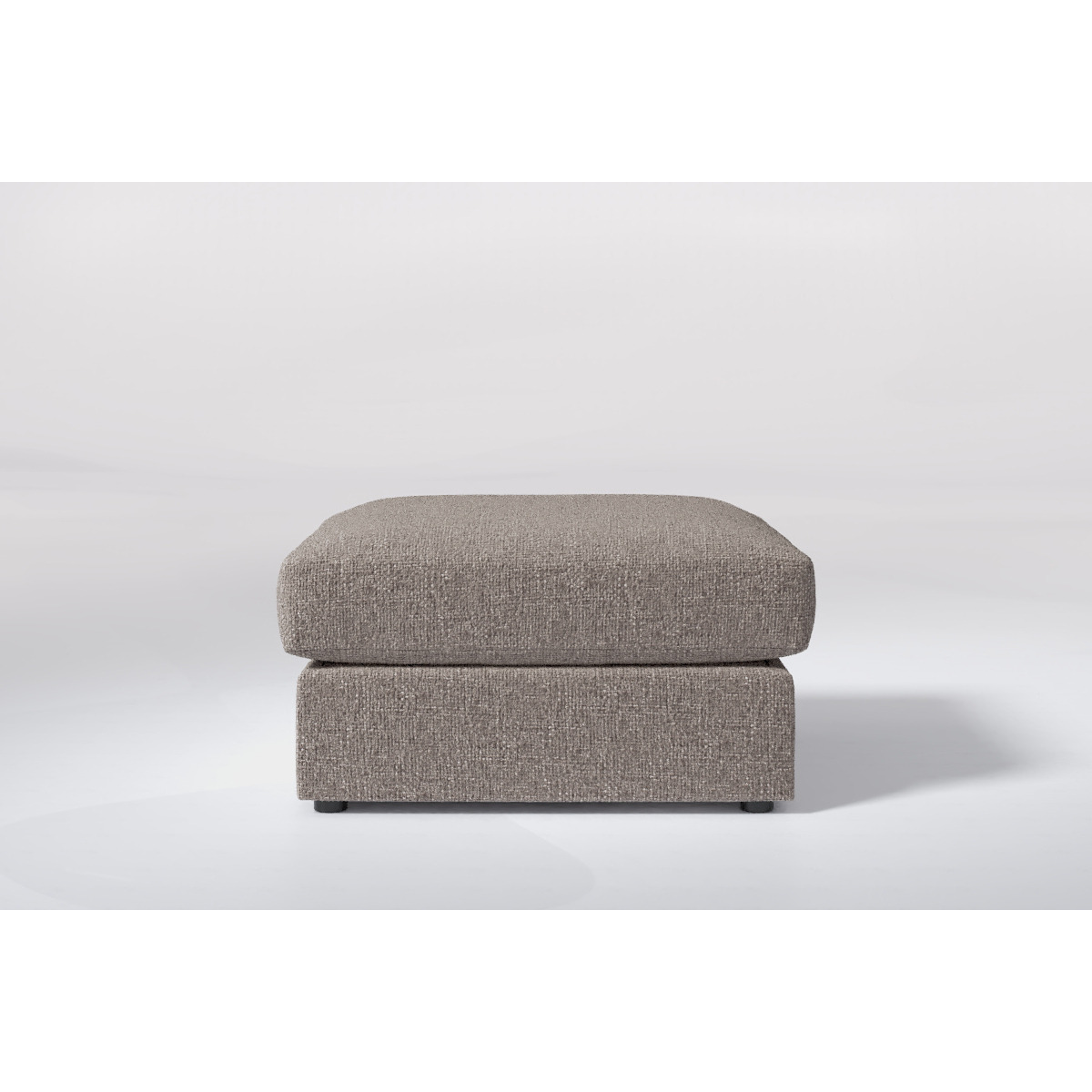 Buy Dove Grey Serenity Large Storage Stool | Chunky Textured Weave