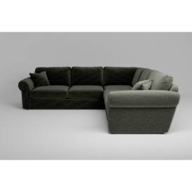 Buy Grey Large Corner Sofa - zofa Mellow Large Corner Charcoal