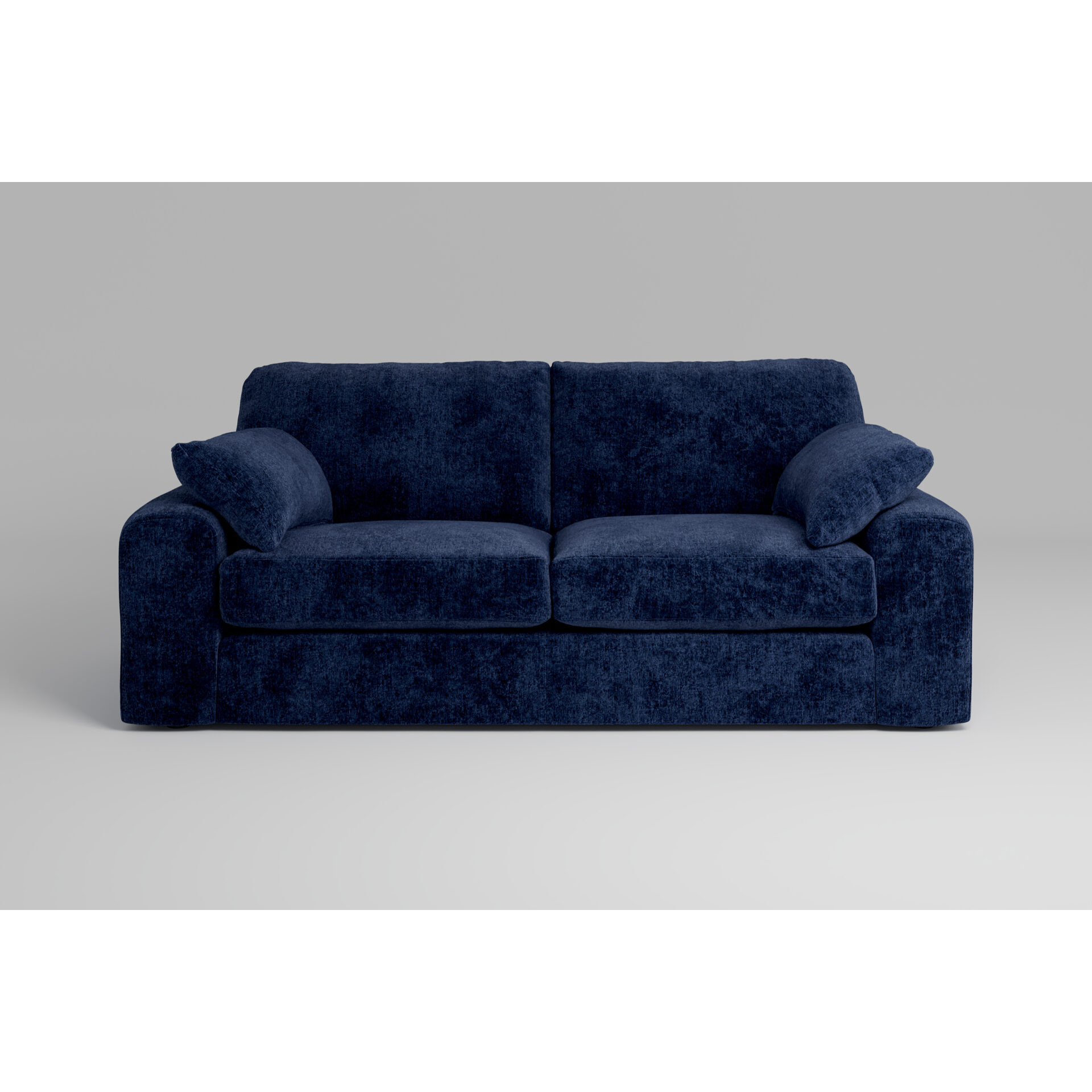 Buy Midnight Blue 3 Seater Sofa - zofa 7th Heaven Maxi Online | Luxe Textured Velvet