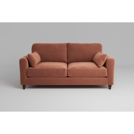 Buy Cinnamon Brown 3 Seater Sofa - zofa 7th Heaven Midi Online | Soft Touch Velvet