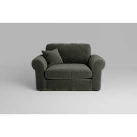 Mellow Loveseat Charcoal Grey - Chunky Textured Weave