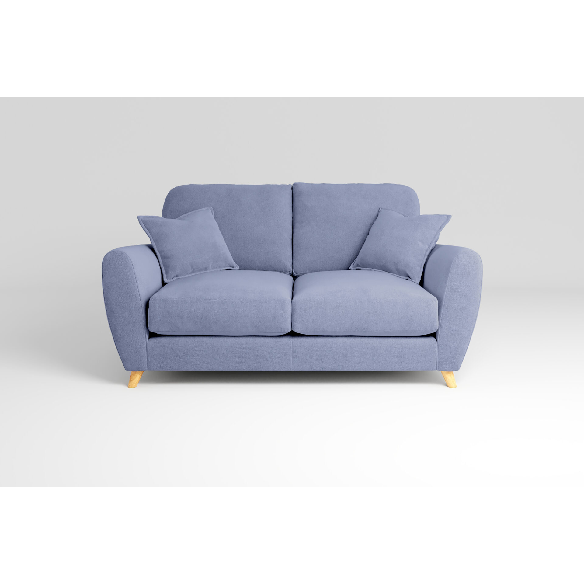 Cloud Nine - 2 Seater Sofa in Brushed Wool Feel Denim