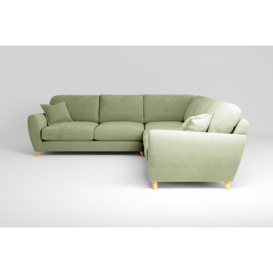 Cloud Nine - Sage Large Corner Sofa | Plush Cushions & Supportive Frame