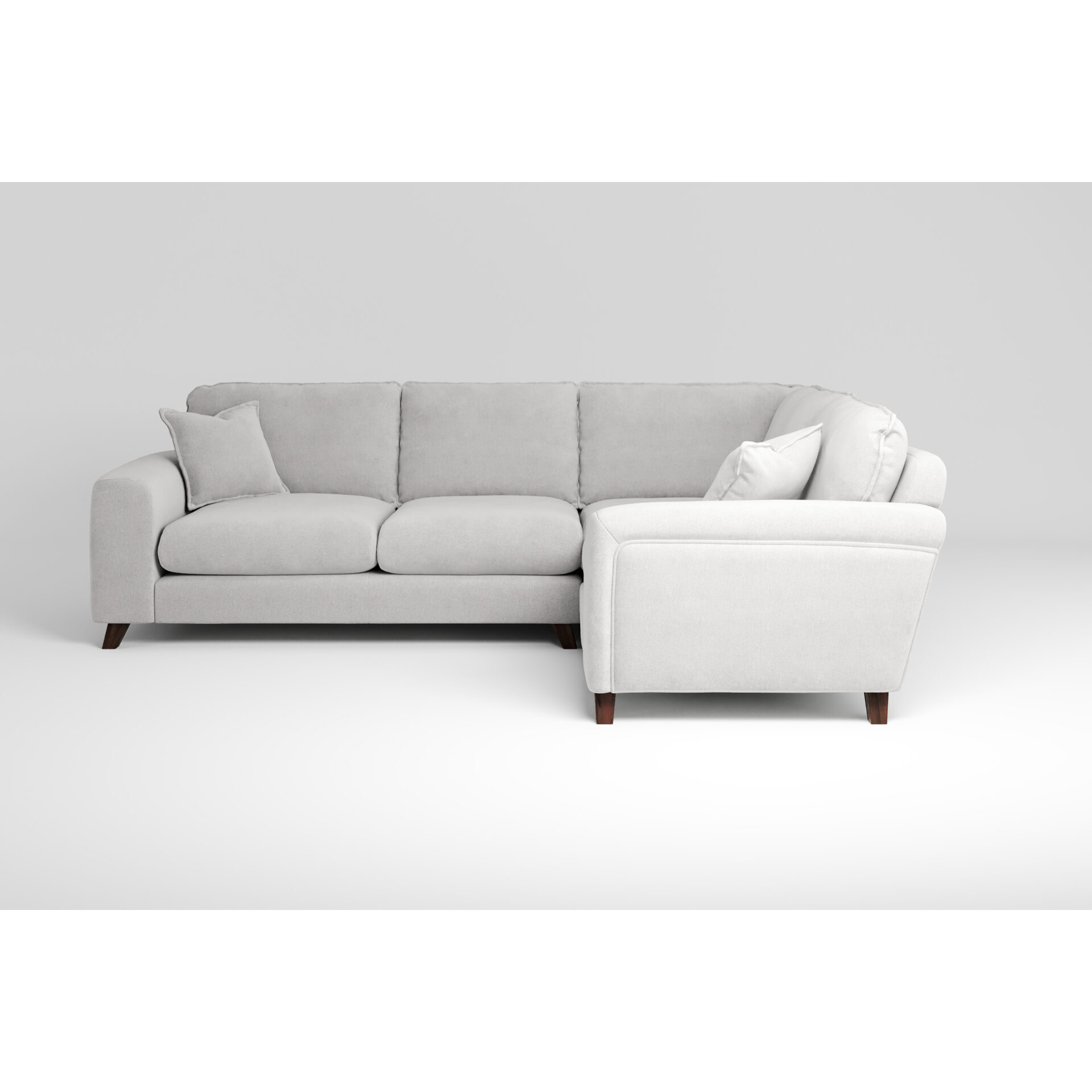 Serenity - Small Corner Sofa Brushed Wool Feel Whisper