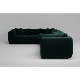 Utopia XL Corner Sofa | Modular Design | Soft Touch Velvet Material