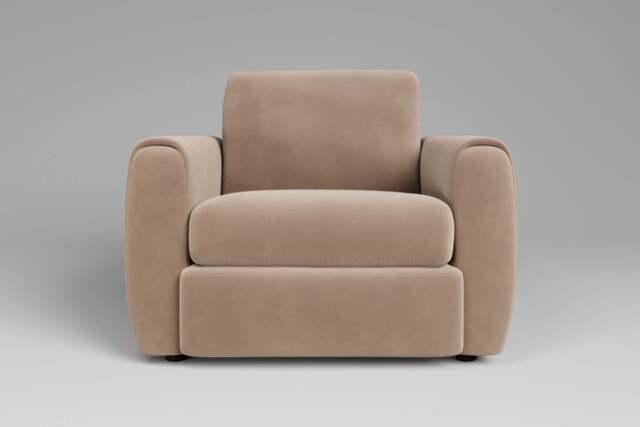 Tranquil - Chair, Soft Touch Velvet / Soft Mink - image 1