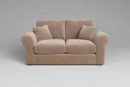Mellow - 2 Seater Sofa, Soft Touch Velvet / Soft Mink - thumbnail 1