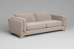 Fusion - 4.5 Seater Sofa, Basket weave / Sand - thumbnail 4