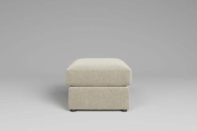 Fusion - Small Storage Stool, Cosy Textured Weave / Nougat - image 1