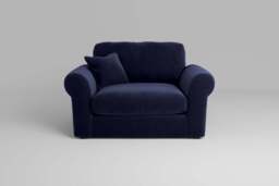 Mellow - Loveseat, Soft Touch Velvet / Midnight Blue