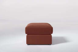Muse - Small Storage Stool, Soft Touch Velvet / Cinnamon - thumbnail 1