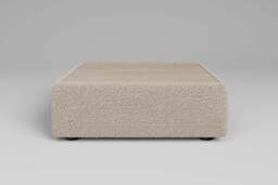 Utopia - Coffee Table - Rearrangeable Modular Sofa, Walnut / Boucle / Bone - thumbnail 2