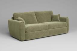 Tranquil - 4 Seater Sofa, Cotton Blend / Jade - thumbnail 2