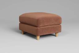 Cloud Nine - Footstool (Small), Luxe Woven Velvet / Apricot - thumbnail 2