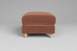 Cloud Nine - Footstool (Small), Luxe Woven Velvet / Apricot - thumbnail 1
