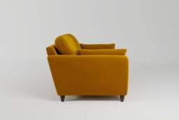 7th Heaven Midi - 3 Seater Sofa, Soft Touch Velvet / Saffron - thumbnail 4