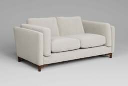 Fusion - 2 Seater Sofa, Luxe Woven Velvet / Snow - thumbnail 3