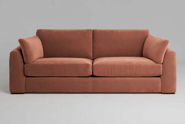 Muse - 4.5 Seater Sofa, Soft Touch Velvet / Cinnamon - image 1