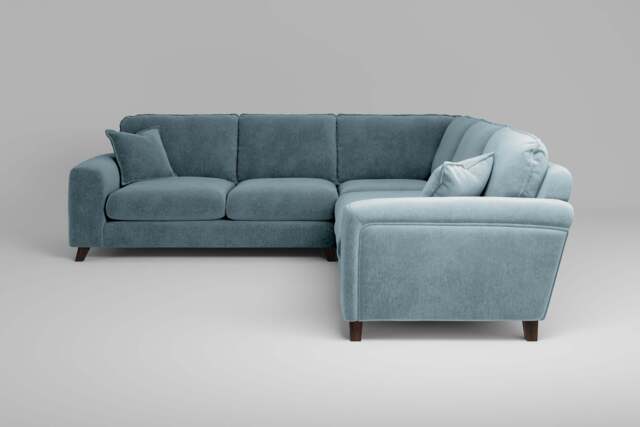 Serenity - Large Corner Sofa, Cotton Blend / Topaz - image 1