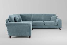 Serenity  -  Large Corner Sofa, Cotton Blend / Topaz - thumbnail 2