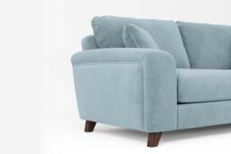 Serenity  -  Large Corner Sofa, Cotton Blend / Topaz - thumbnail 3