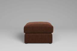 Muse - Small Storage Stool, Soft Woven Chenille / Spice - thumbnail 4