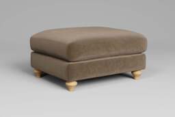 Serenity - Footstool (Large), Luxe Woven Velvet / Mocha - thumbnail 2