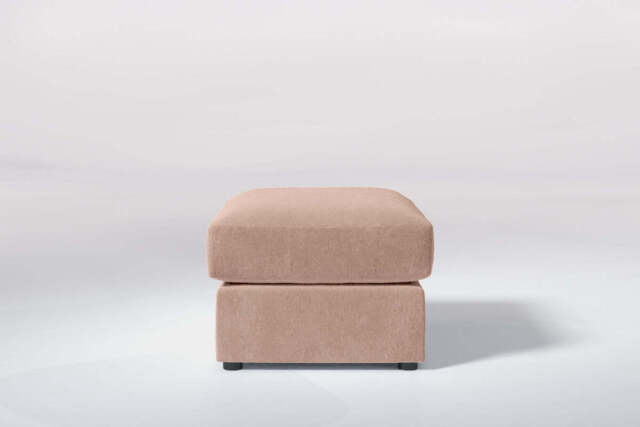 Tranquil - Small Storage Stool, Cotton Blend / Chai - image 1