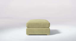 Zen - Footstool, Cotton Blend / Jade