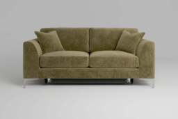 melody - 3 Seater Sofa Bed, Soft Woven Chenille / Olive - thumbnail 1